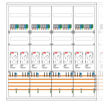 Preview: Zählerschrank 19 Zähler, Verteiler, APZ | eHZ | SCHIEGL (links)